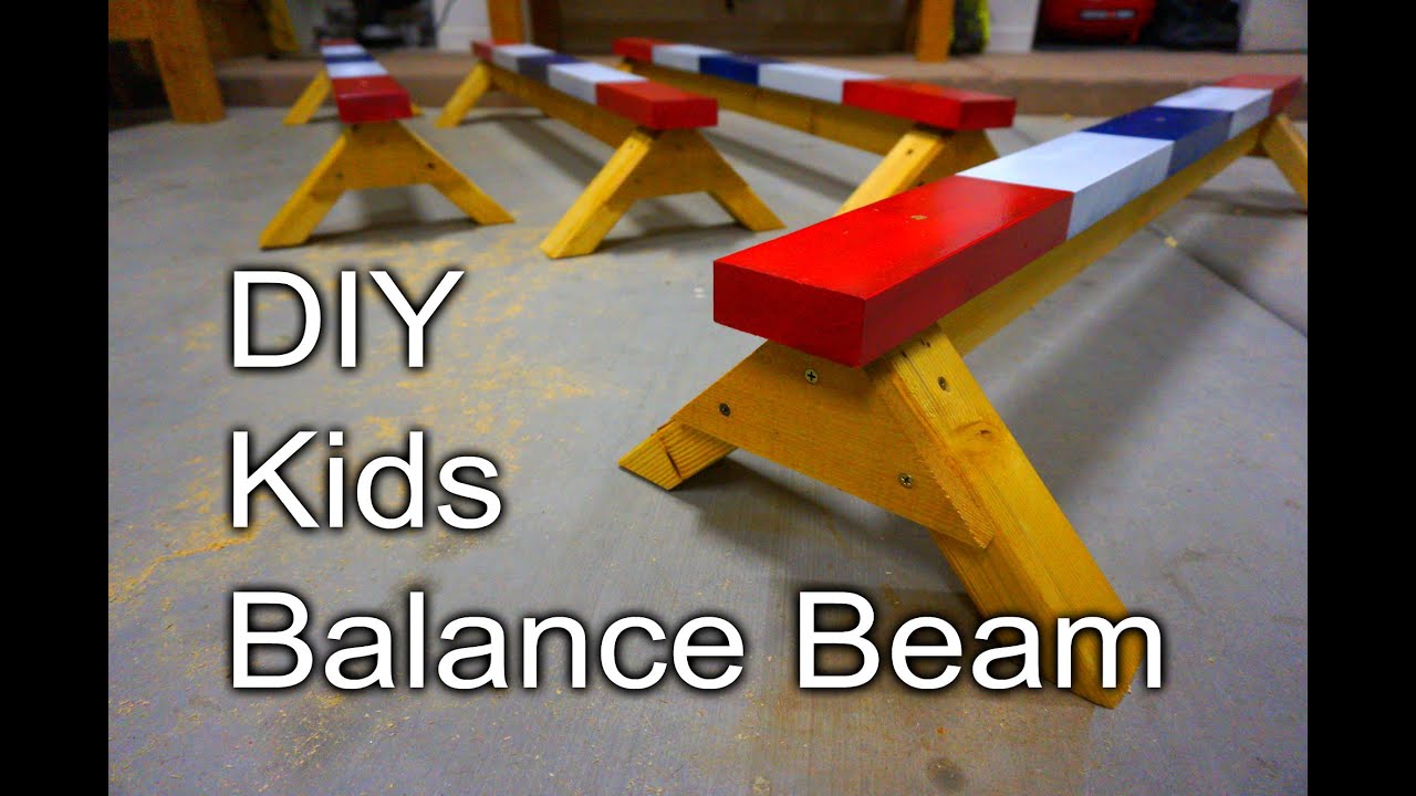 Kids Balance Beam - DIY Christmas Gifts for my Nieces