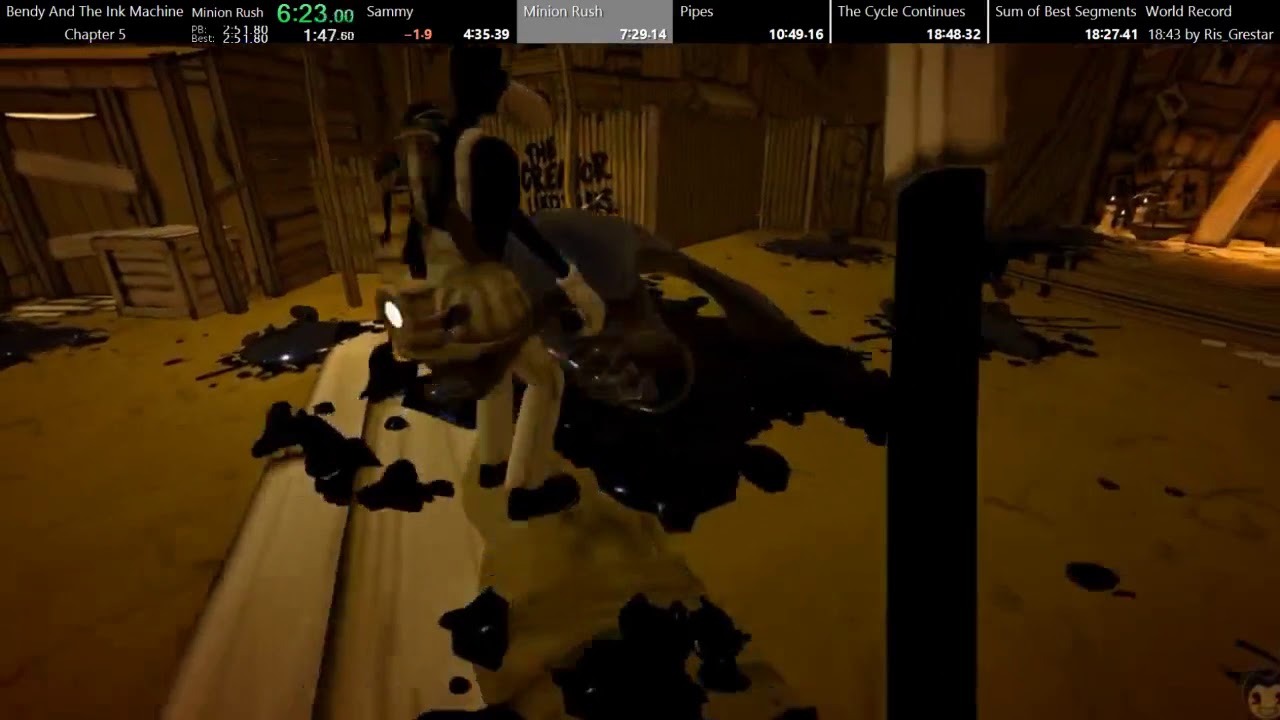 Bendy and the Ink Machine Chapter 5 Speedrun in 18:26