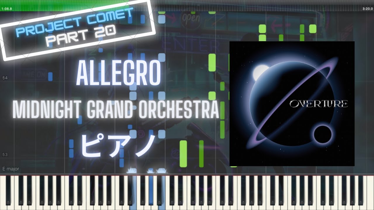 【ミドグラ】Allegro - Midnight Grand Orchestra ピアノ