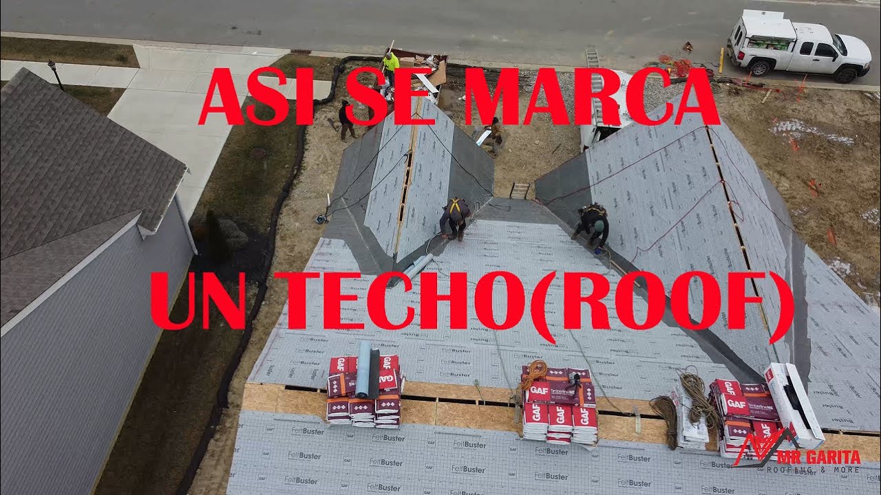 COMO MARCAR UN TECHO(ROOF) FACIL. PASO POR PASO.
