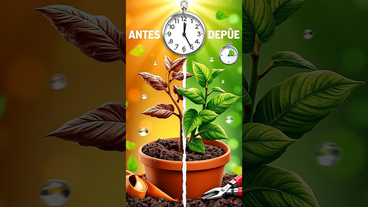 C&oacute;mo revivir una planta seca en solo 24 horas #cuidadodeplantas #huertourbano #trucosdejardiner&iacute;a