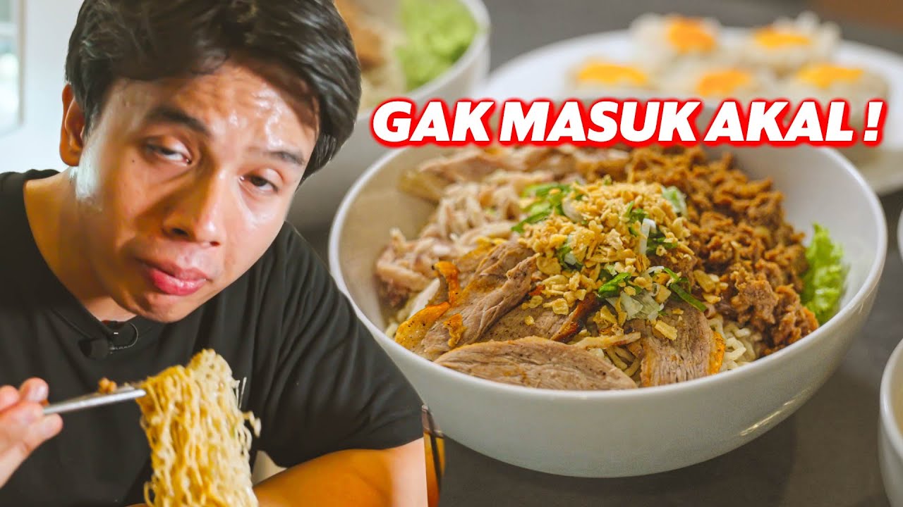 PORSI MONSTER !! BAKMI HALAL TERGOKIL PAKE  BEBEK PEKING !