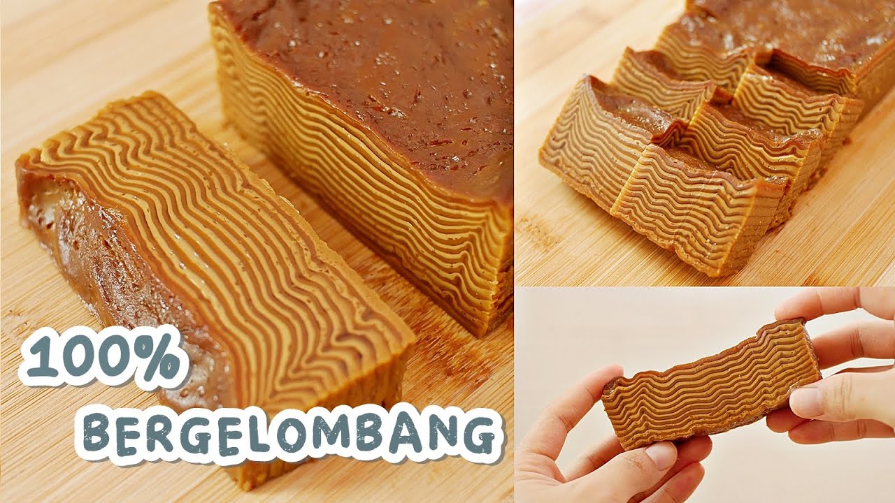 RESEP KUE LAPIS INDIA | SARI INDIA GULA MERAH - LEGIT DENGAN LAPISAN BERGELOMBANG! 100% BERHASIL
