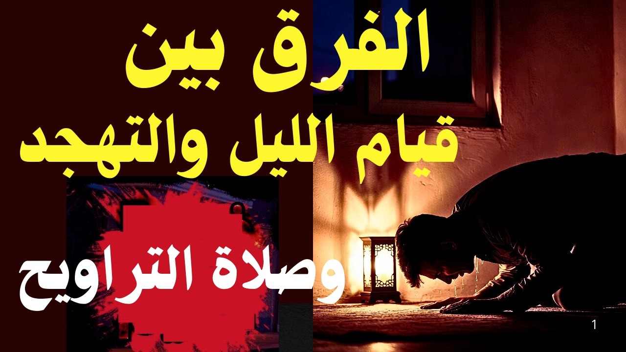 الفرق بين التراويح وقيام الليل والتهجد | أخطاء الوتر الشائعة التي تضيع ثوابك في رمضان!