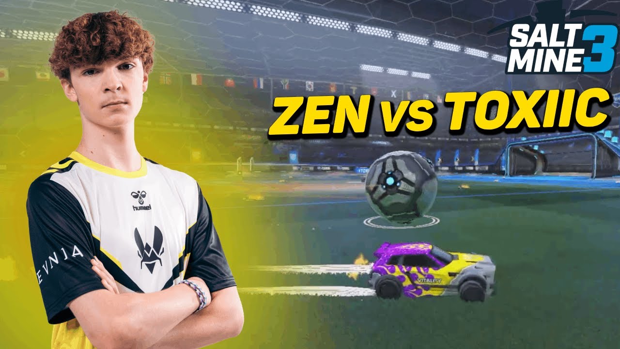 I HIT CRAZY PLAYS vs TOXIIC! | ZEN ROCKET LEAGUE