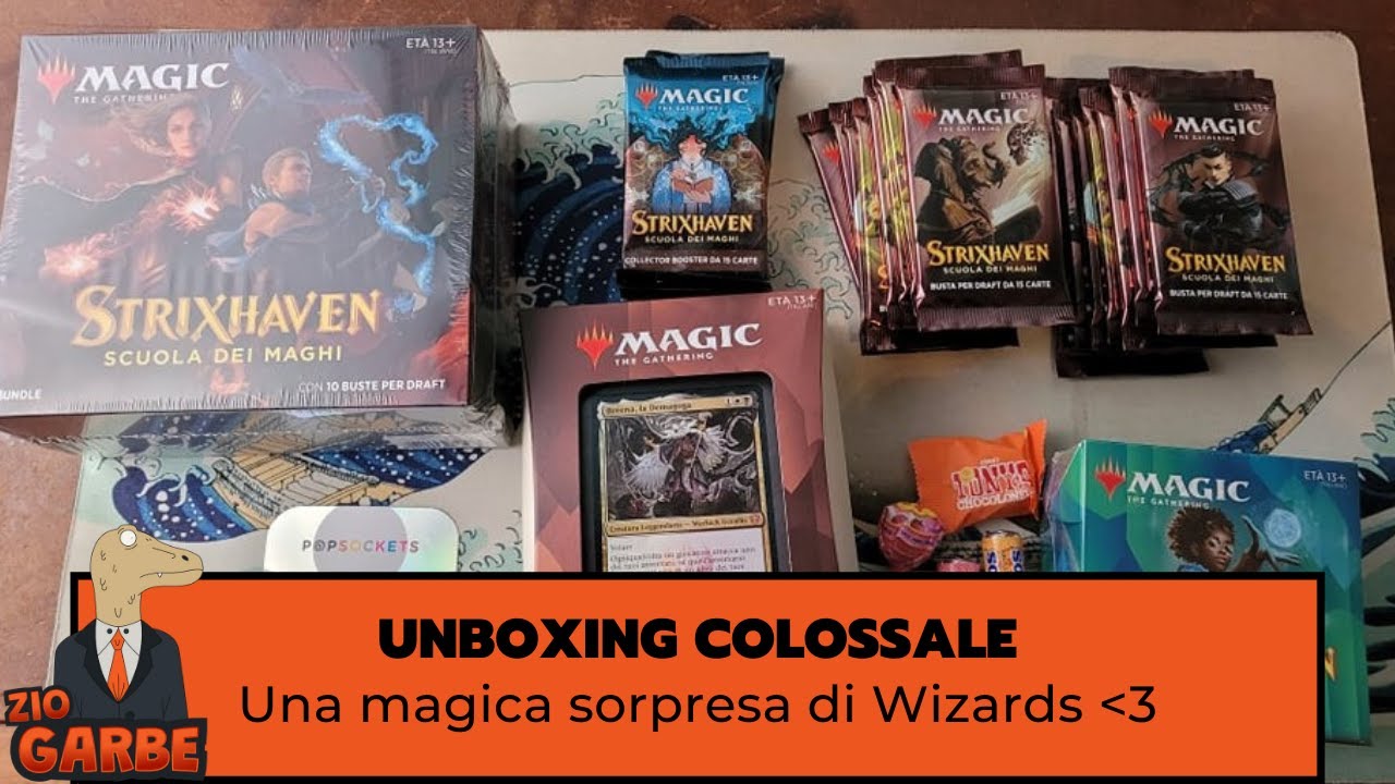 Una MAGICA sorpresa di Wizards! Unboxing colossale di Strixhaven [Magic Arena Ita]