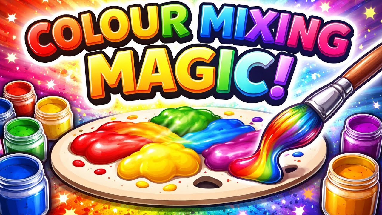 2 Colours = 1 NEW Colour! 😱🎨Mix 2 Colours & See The Magic! ✨Colour Mixing Surprise! 🎨🔥