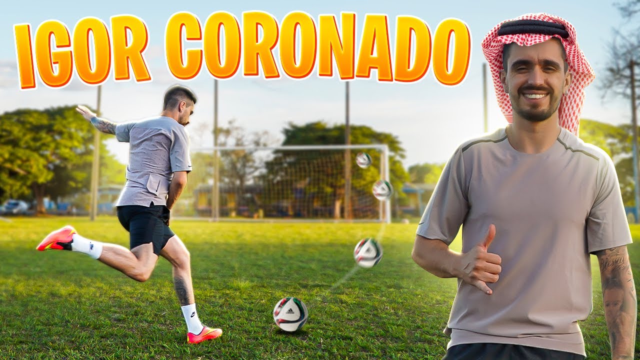 O JOGADOR PROFISSIONAL COM A MELHOR BATIDA NA BOLA!! (Igor Coronado)