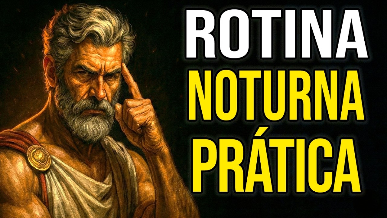 ROTINA NOTURNA: 5 Práticas Estoicas para Vencer o dia na Noite Anterior | LIÇÕES DE ESTOICISMO 🏛