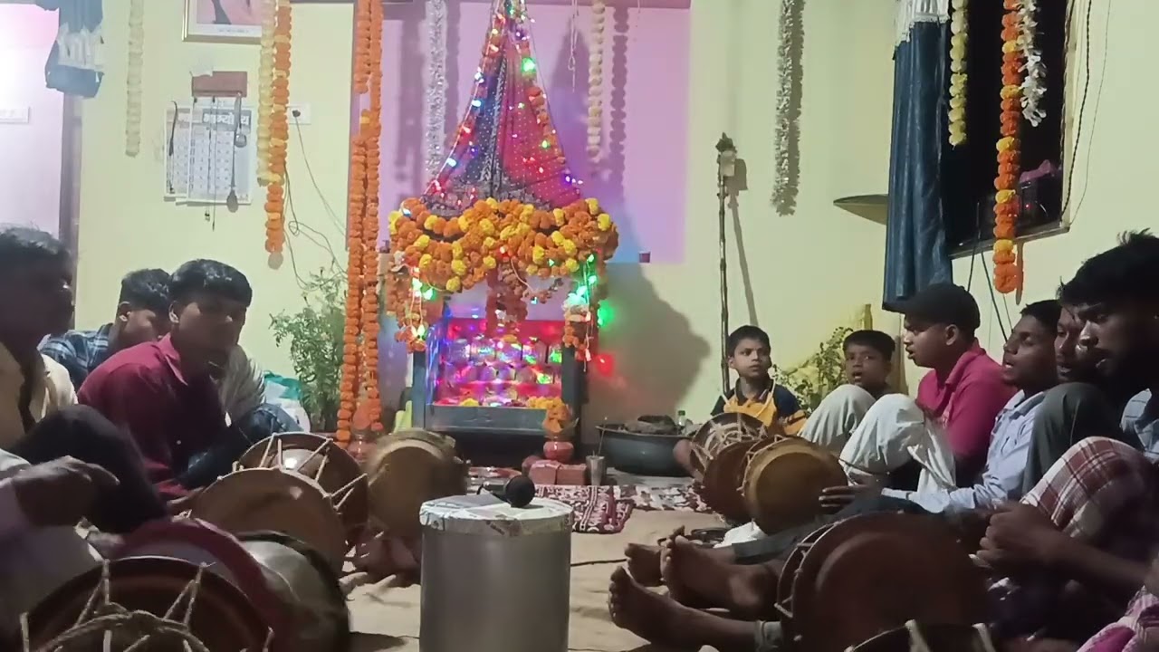 खरडबारी गाव घरऱ्यादेव‌‌ ढाका वाजन कार्यक्रम  घट्यादेव_उत्सव   देवगीत  आदिवासी_प्रकृति_पूजक