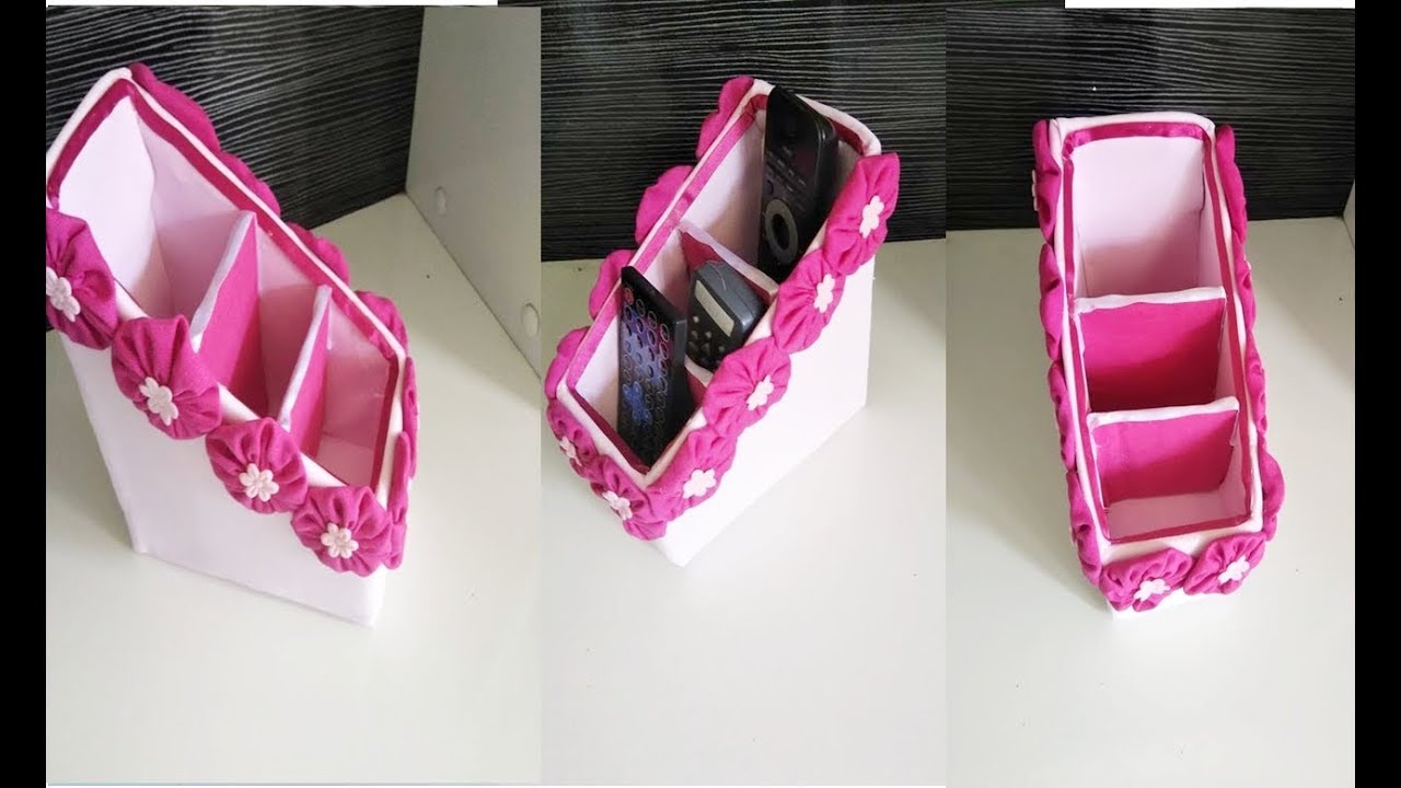 PORTA CONTROLE FEITO DE PAPEL&Atilde;O #artesanatos #diy
