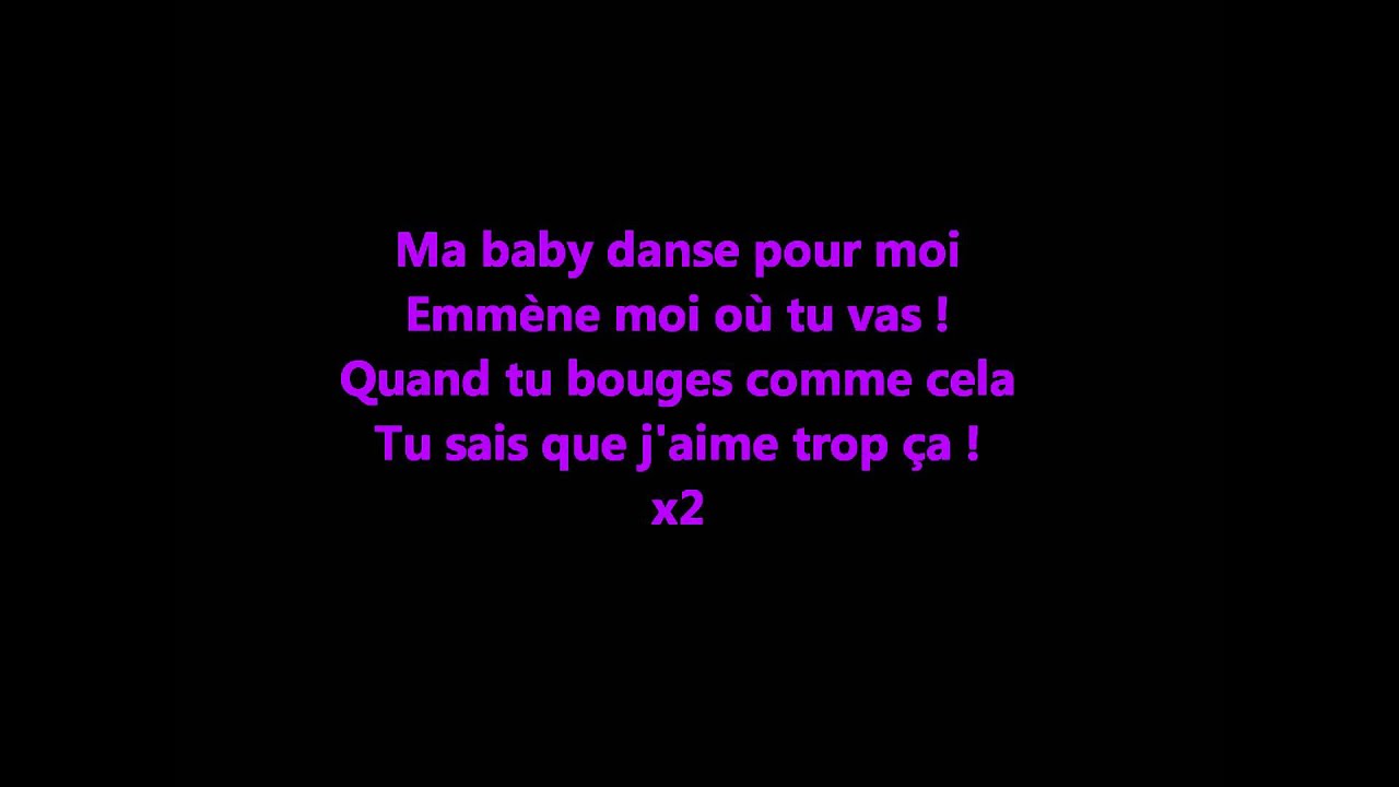 Tragédie- Sexy pour moi (Lyrics)