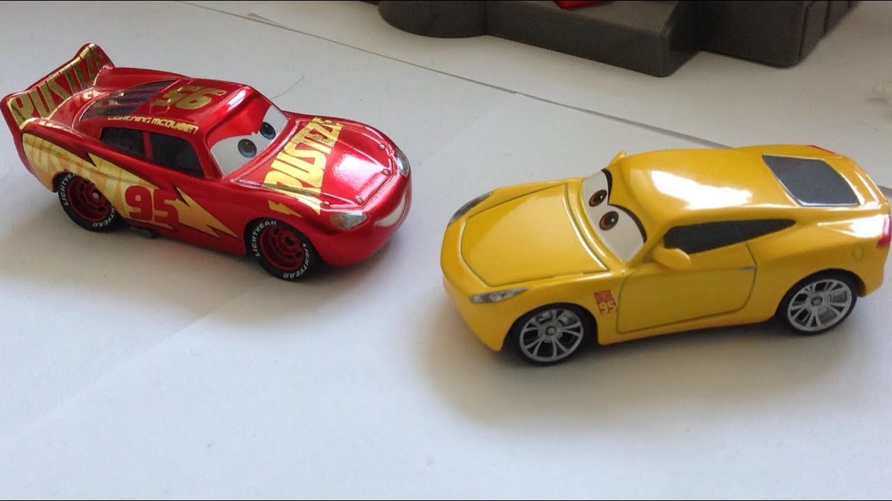Cars 3 mcqueen training with Cruz Ramirez