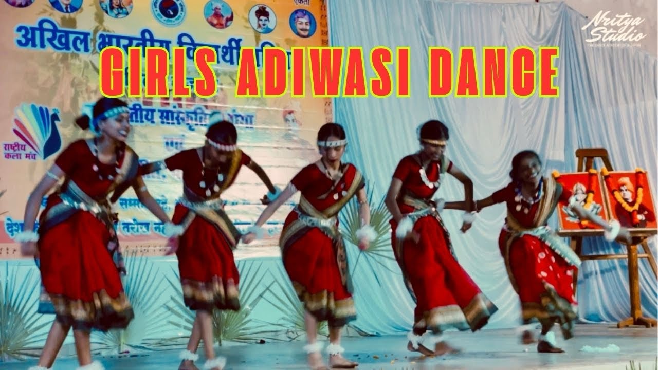 Girls Adiwasi Dance | 3rd Rank | Cultural Dance Competition | Team Nritya Studio | Bijapur 2025