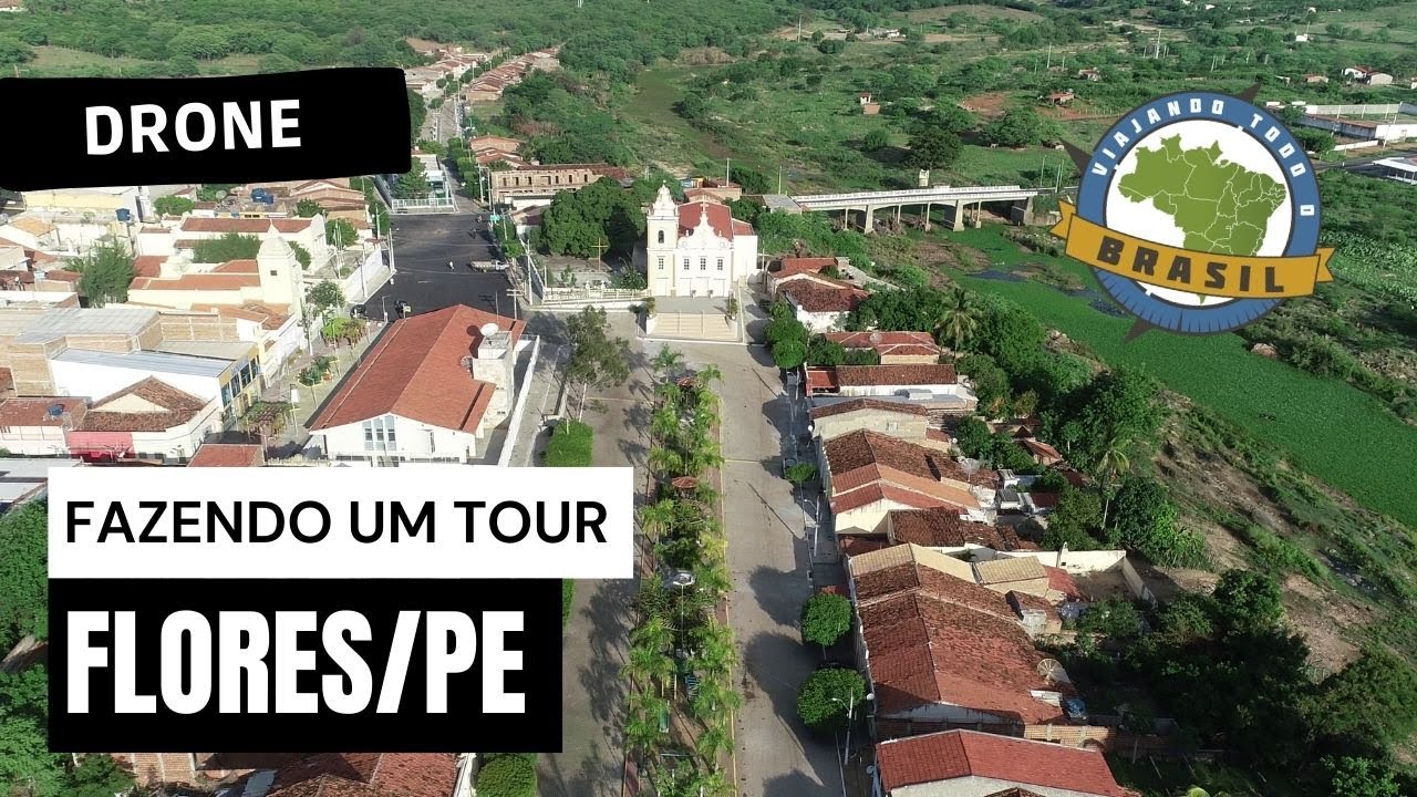 Flores/PE - Drone - Viajando Todo o Brasil