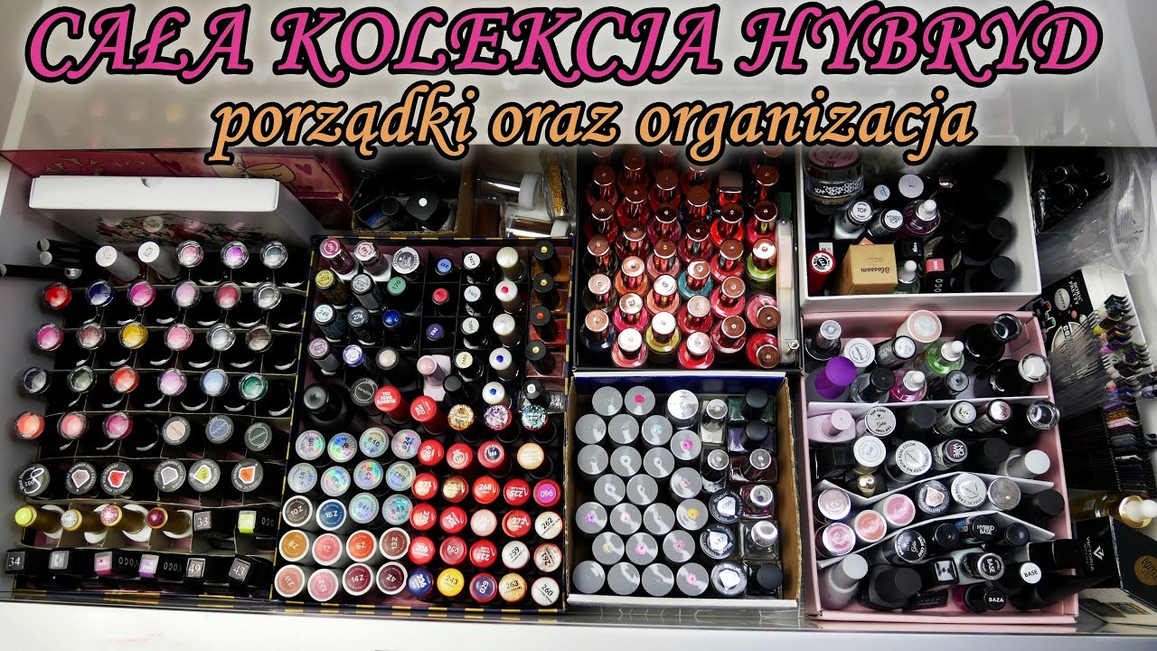 Cała kolekcja hybryd 2020 – porządki i organizacja - Lakierowniczka