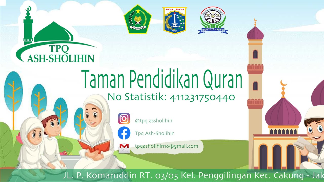 Pembacaan Kumpulan Hadist oleh Santri dan Santriwati Tpq Ash Sholihin