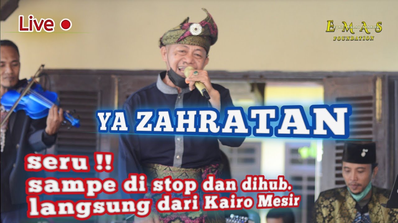 Ya Zahratan || Cover Ahmad Sauri || EMAS Foundation || Live Show In Siantar