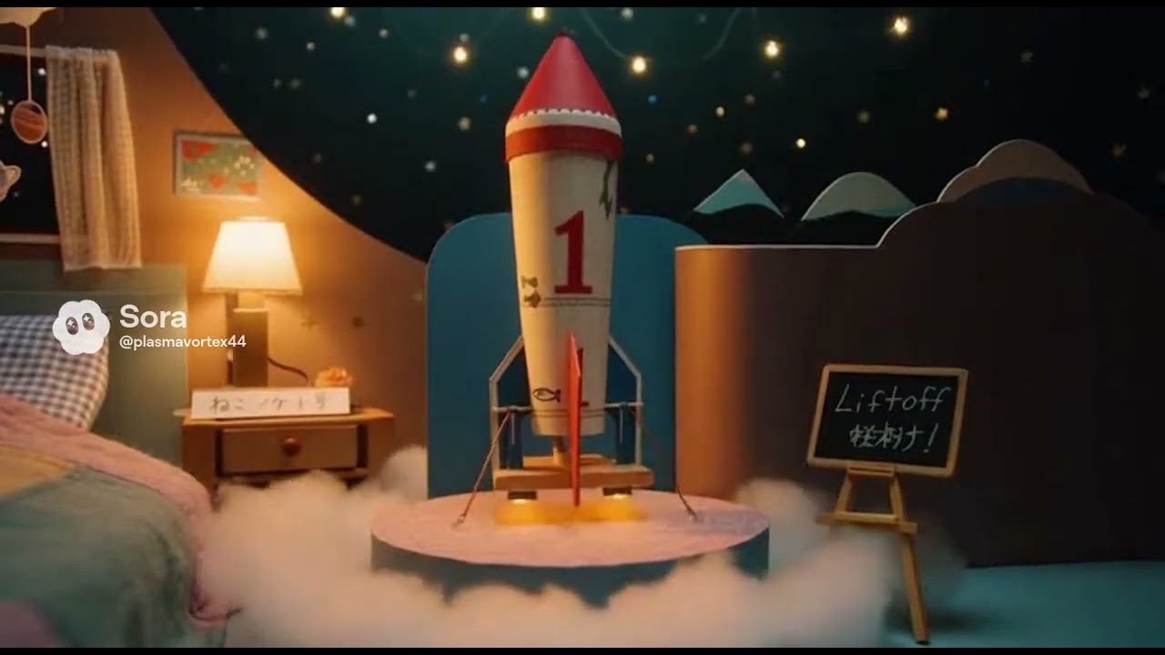 《Kitty Rocket No.1: Liftoff!》 ねこロケット1号、
