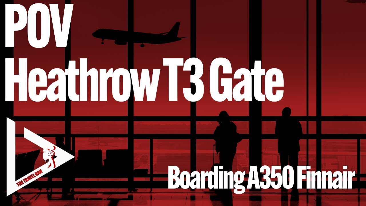 🇫🇮 Boarding Finnair A350-900 | Heathrow T3 Gate 1 ➡️ Business Class AirLounge Seat POV