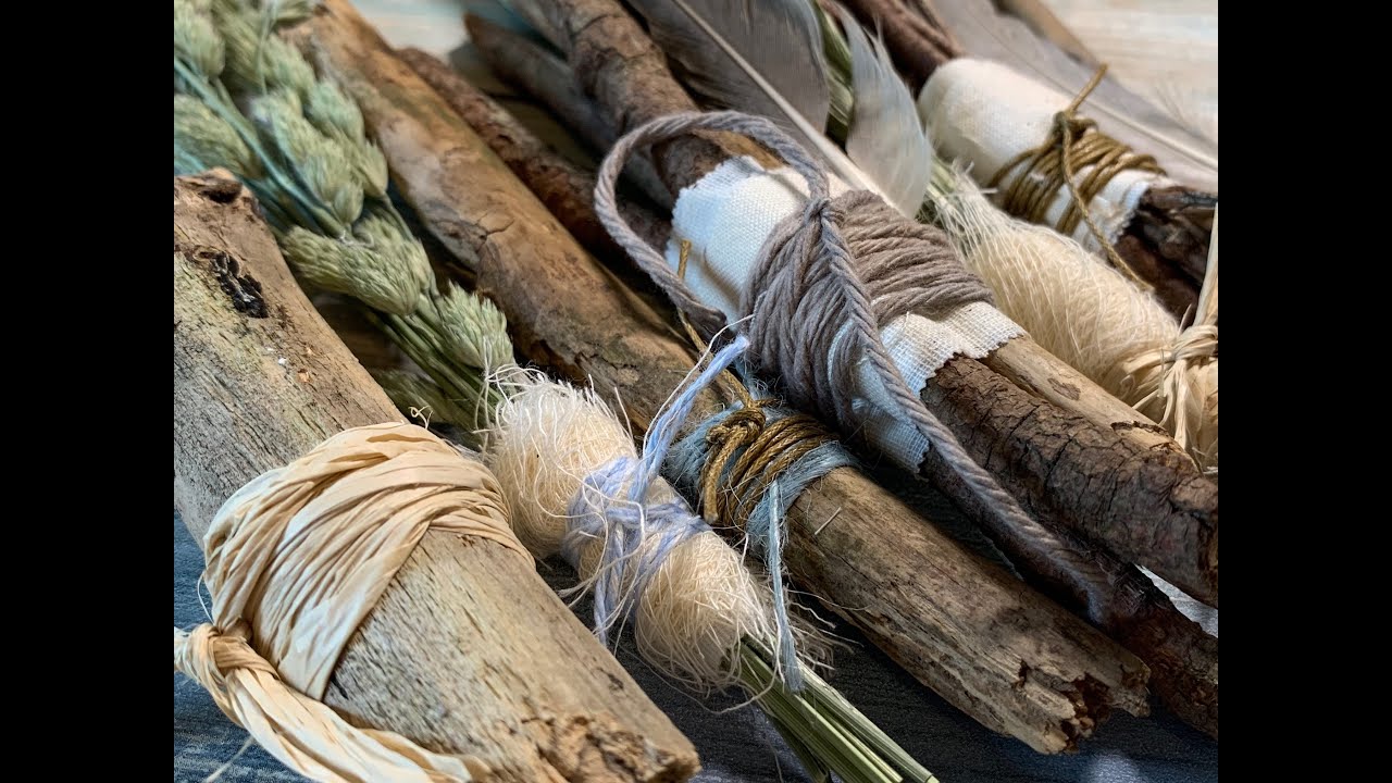 Making Natural Mark Making Tools