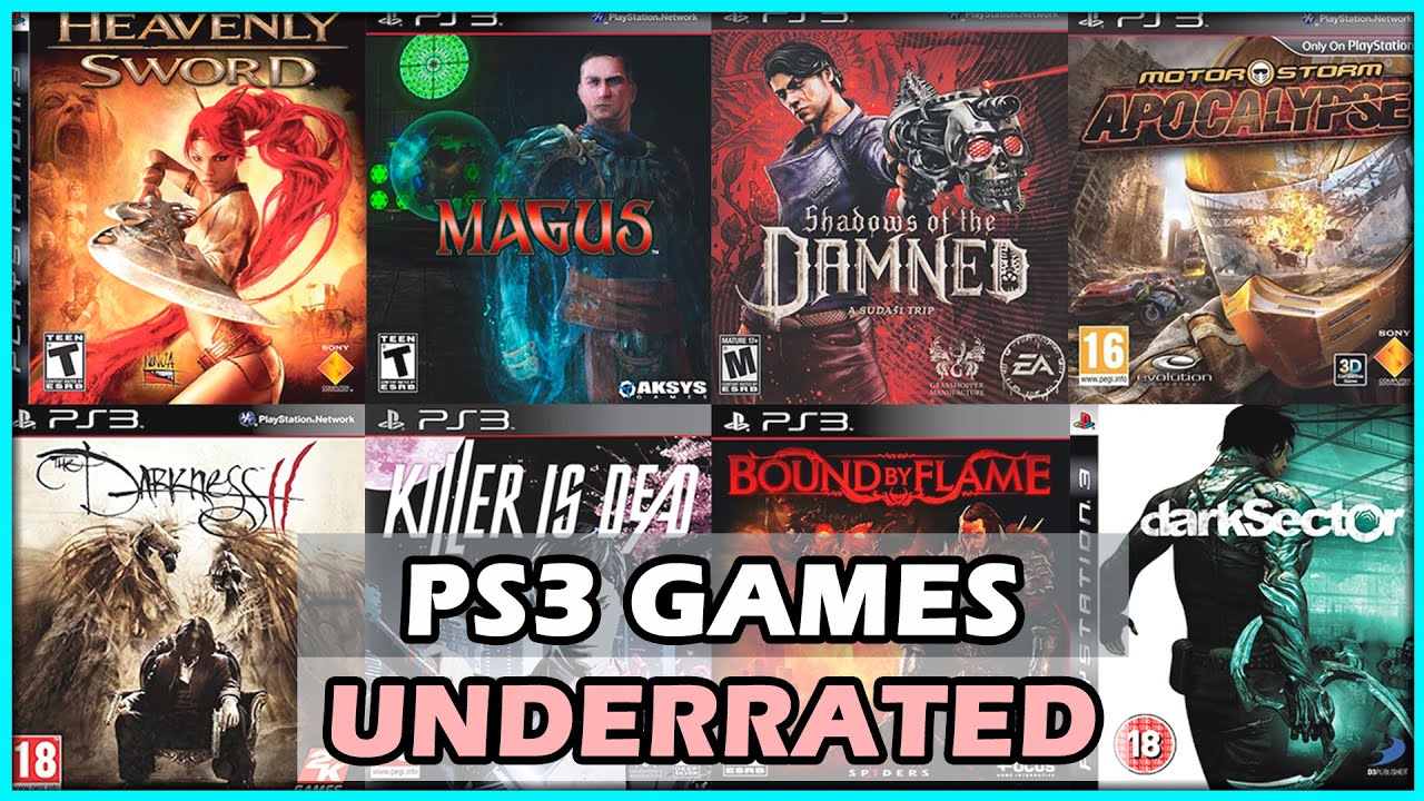 TOP 40 UNDERRATED PS3 GAMES YOU SHOULD KNOW