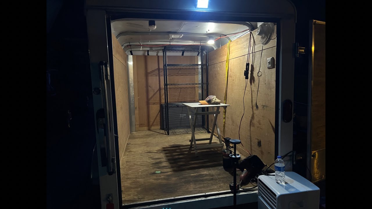 LEAD IS LIVE! Van life stealth trailer build