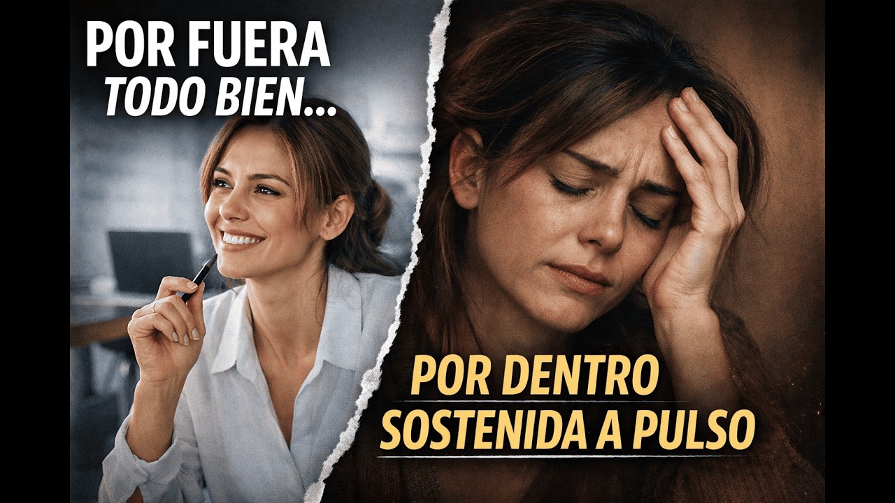 Por fuera todo bien, por dentro sostenida a pulso 🔥