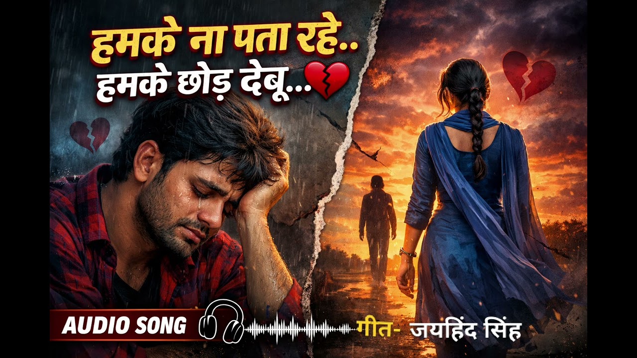 हमके ना पता रहे.. बीच रहिया छोड़ देबू! New sad song 2026! Jayhind singh 