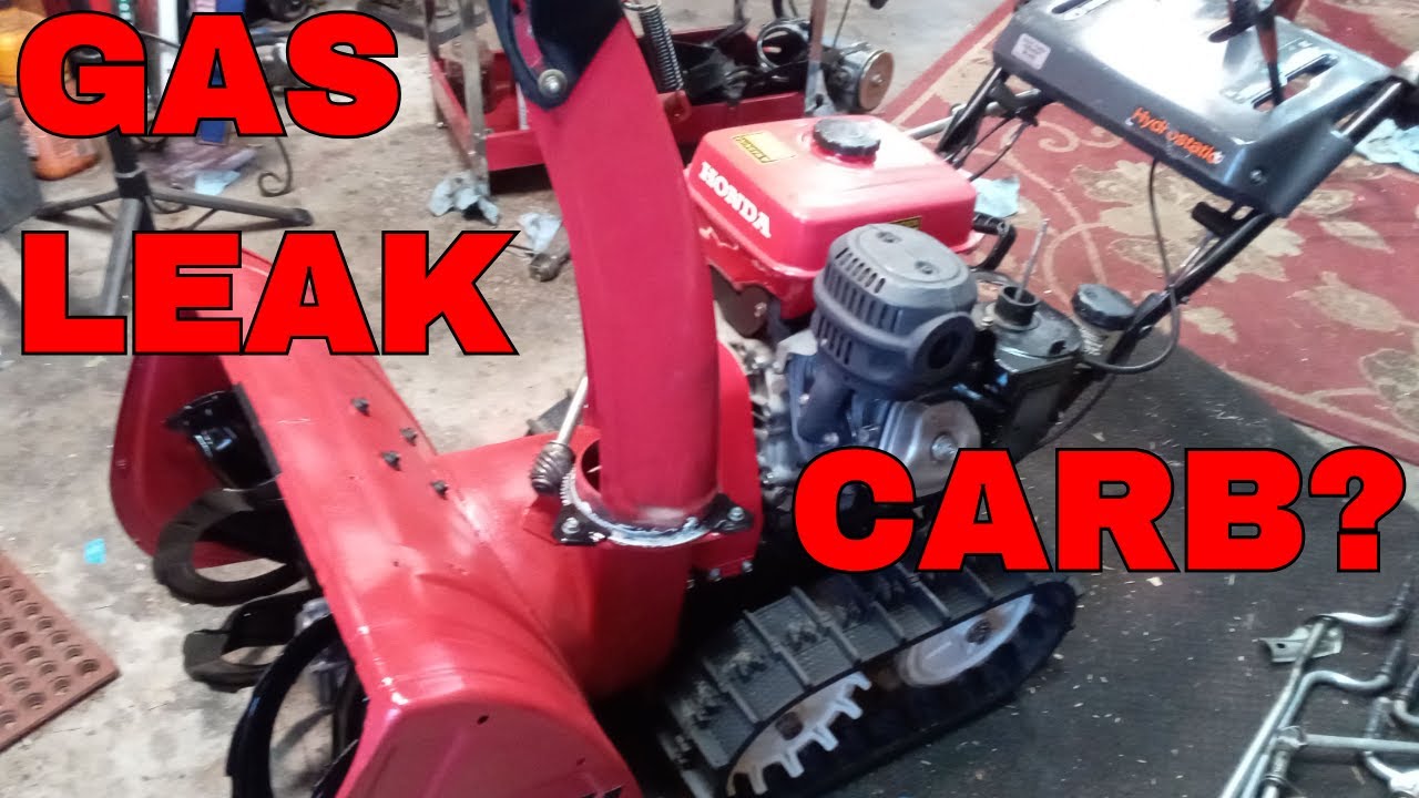 FIX A Leaking Carburetor On A Honda Snowblower