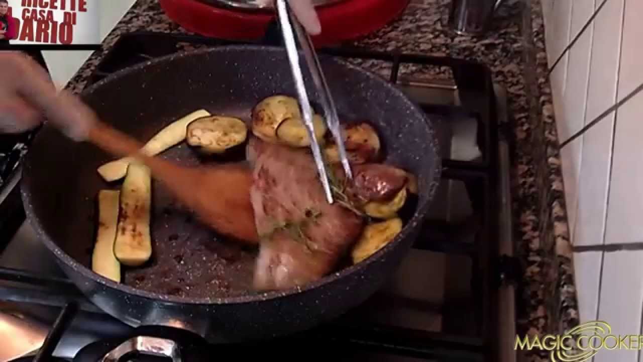 Tagliata di Manzo con verdure grigliate preparata da Dario con Magic Cooker