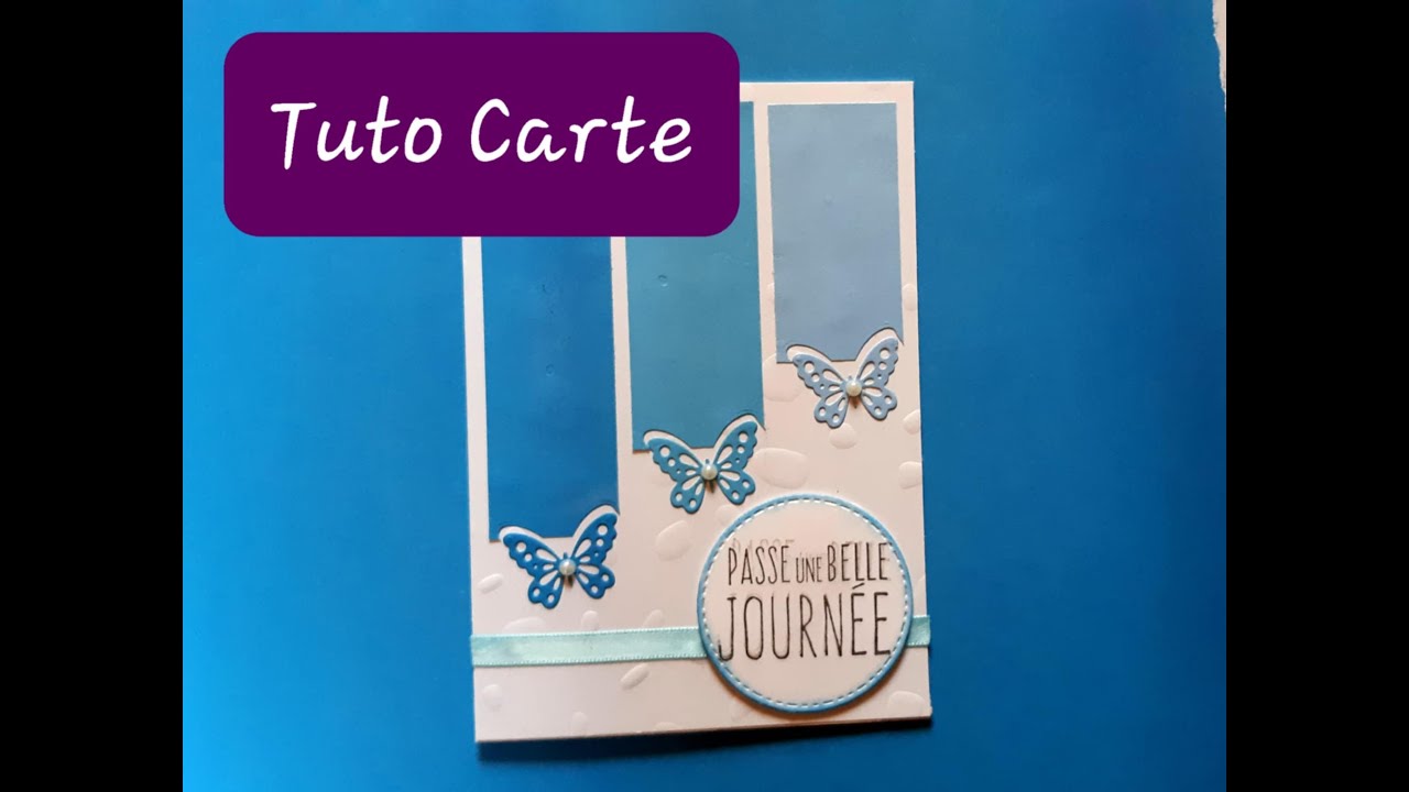 Carte à 4 mains, avec ma petite fille ! 