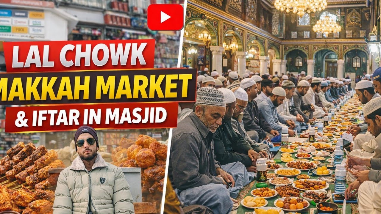 Wow! 😦explore hidden market of Lal chowk|| chowk view & Makkah market@TravelwithAG56 