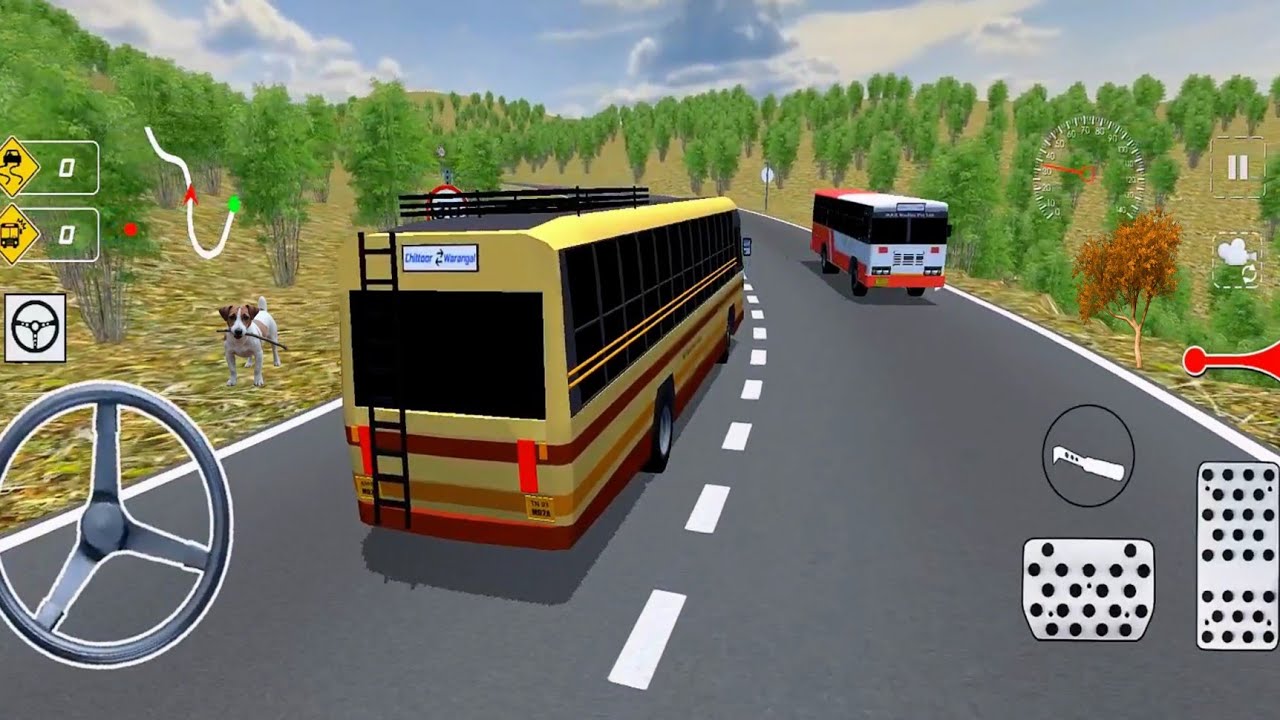 RTC Bus Driver Ghat Road Drive Chittoor to Warangal - Android Gameplay