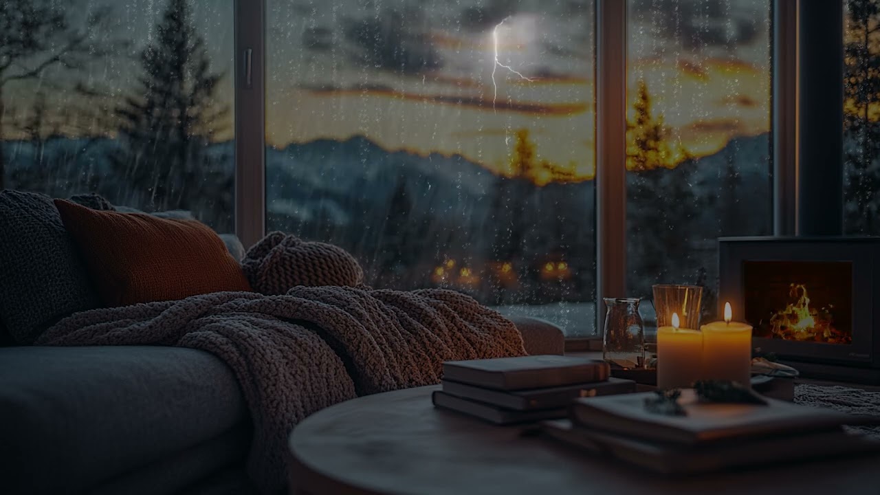 Regenger&auml;usche f&uuml;r Konzentration: Ruhige und friedliche Atmosph&auml;re zum Studieren und Arbeiten