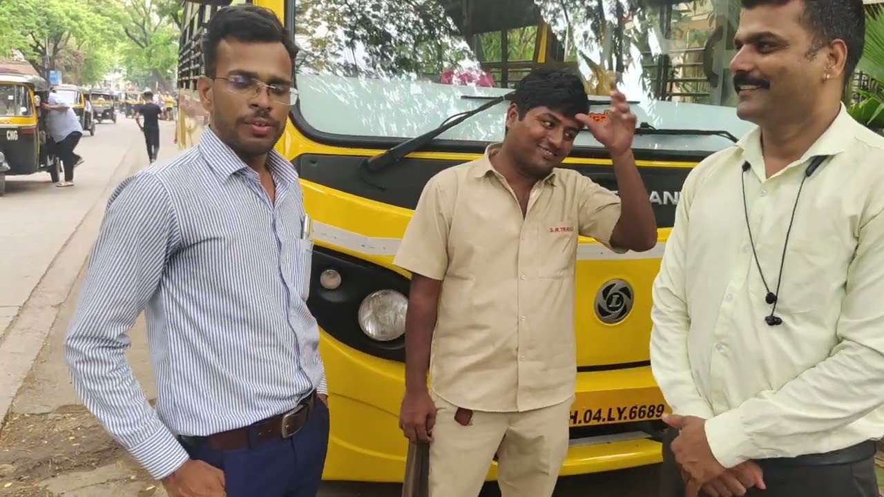 driver trainig Ashok Leyalnad Sunshin school bus BS6