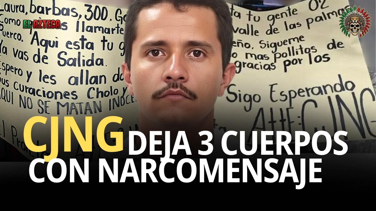 🔥 CJNG deja 3 CUERPOS ABATIDOS con NARCOMENSAJE  en TIJUANA