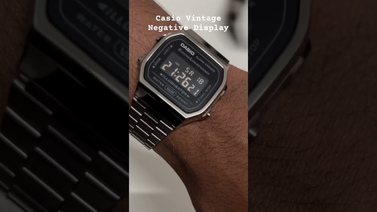 Casio Vintage A168WGG-1BDF-D182 #casio #watch #vintage #classic #shorts #youtubeshorts #youtube