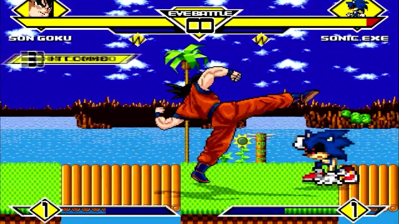 Mugen Batlle; Goku Vs Sonic exe