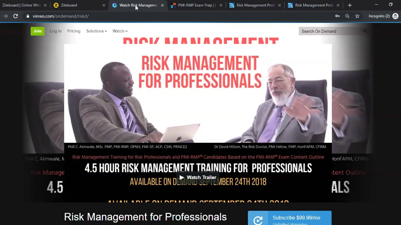 PMI-RMP Exam Advice - Risk Management Professional Exam To-Do Items