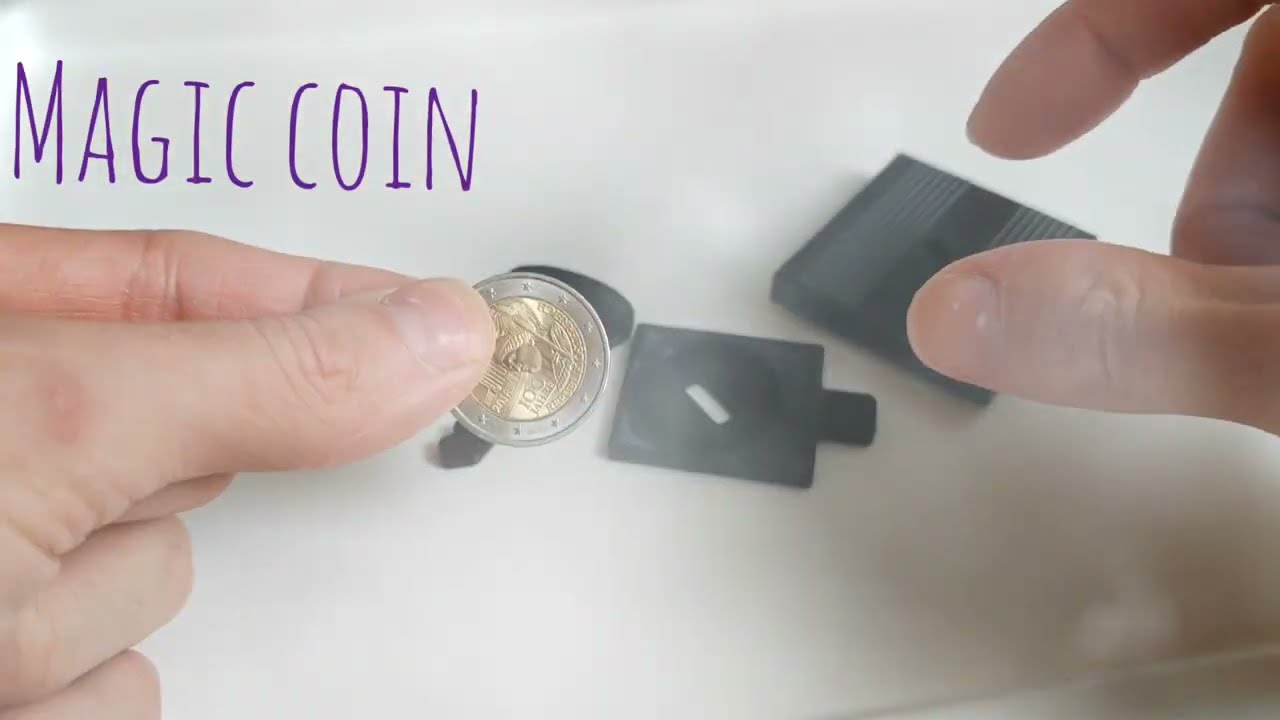🪄KEY THRU COIN MAGIC TRICK🪄 3D PRINTABLE