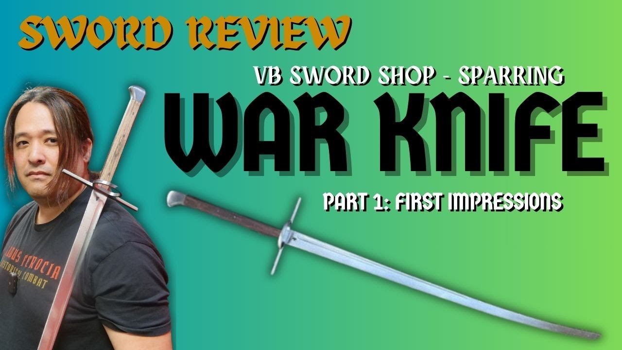We review a giant WAR KNIFE | Sparring Kriegsmesser from Purple Heart Armory