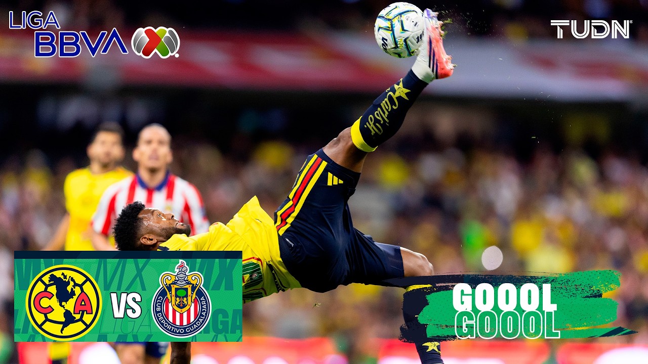 &iexcl;GOLAZO DE CHILENA! Am&eacute;rica 1-2 Chivas | Liga MX - Jornada 9 Apertura 2026 | TUDN