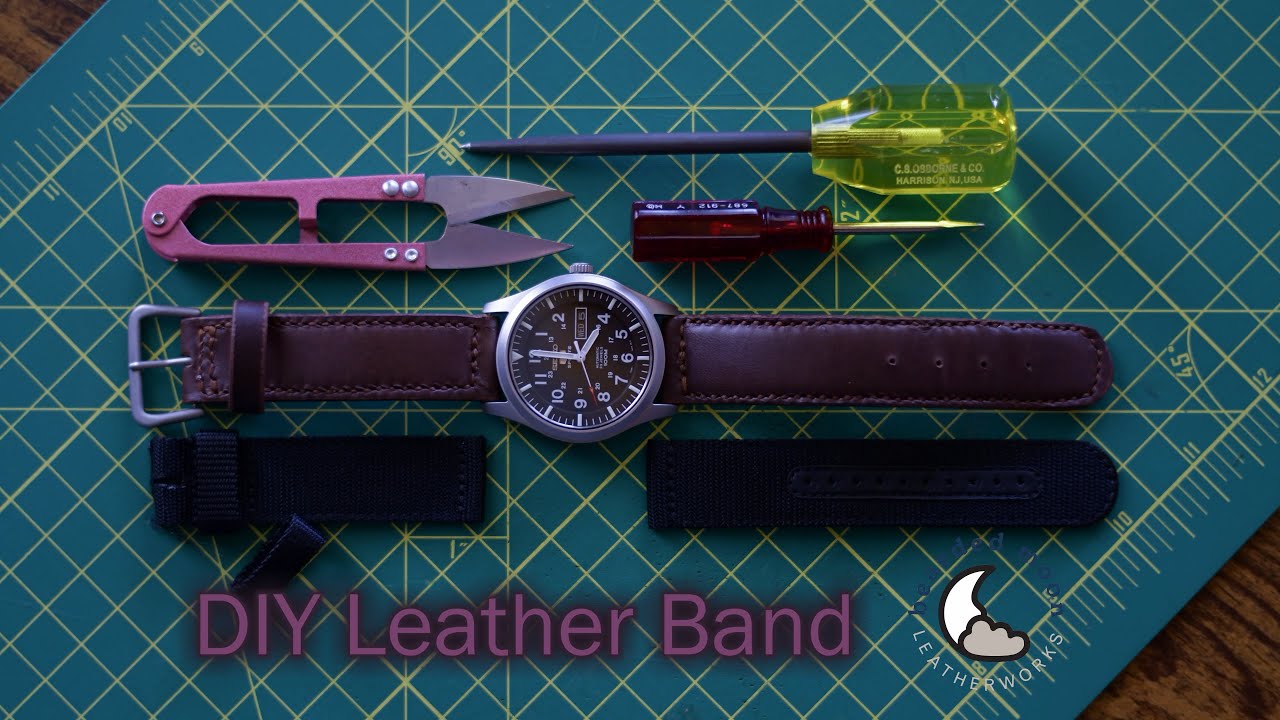 DIY Leather Watch Strap for a Seiko 5