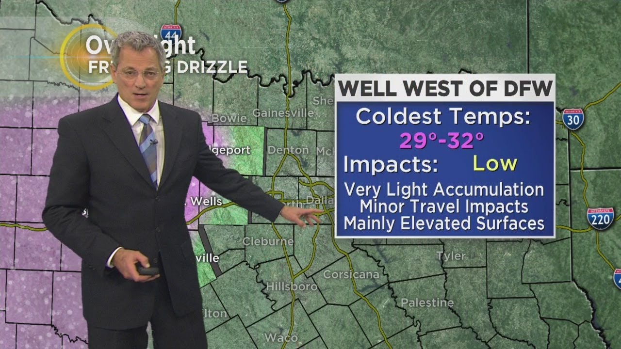 Freezing Drizzle A Concern Overnight