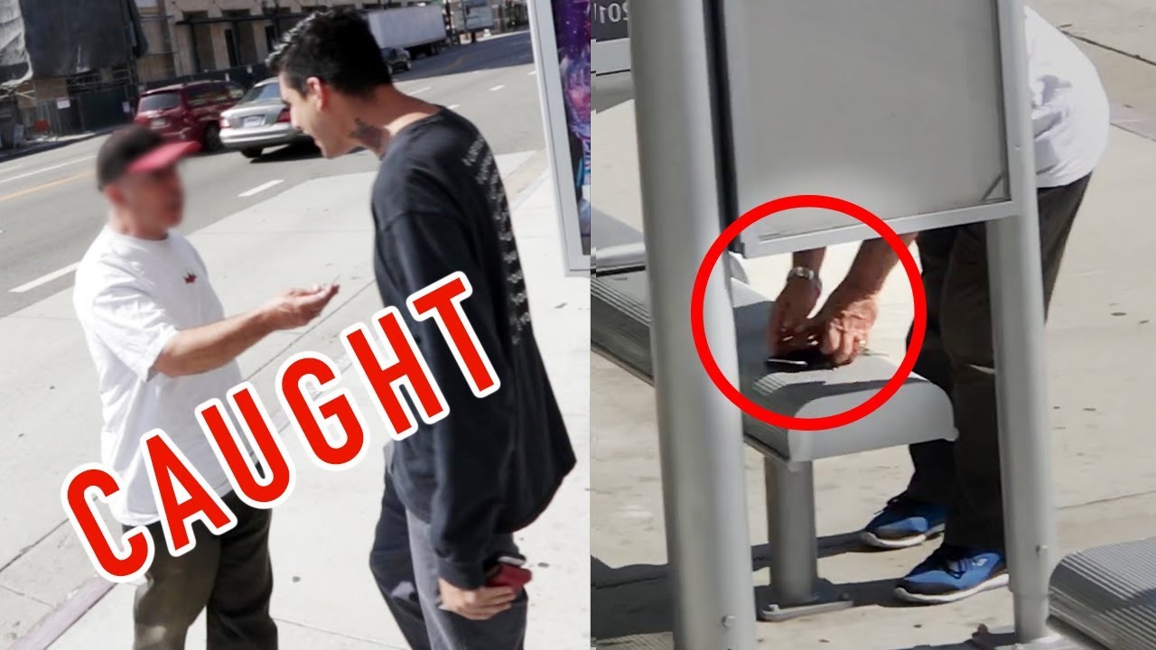 THIEF CAUGHT STEALING MY WALLET (FOOTAGE)