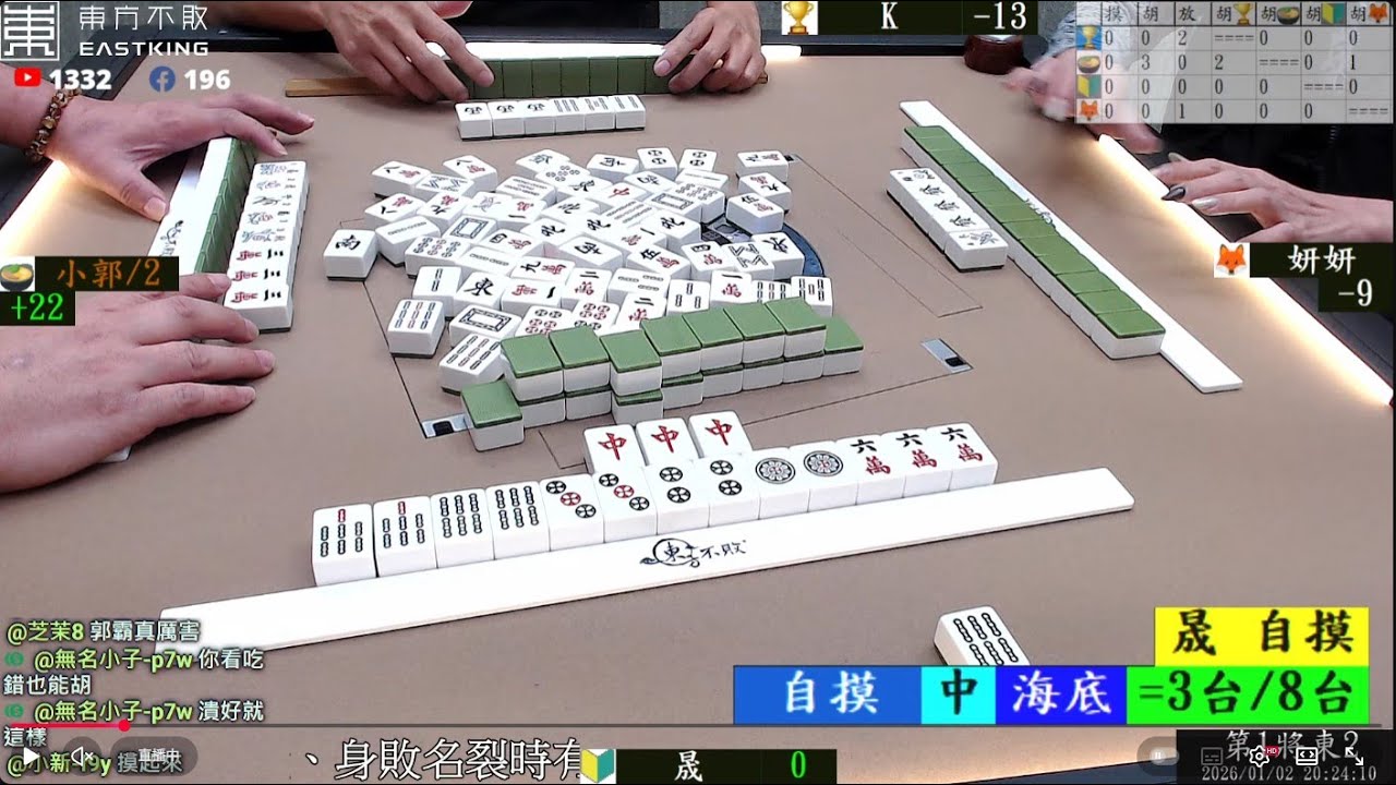 員林晟新同學來打八卦山麻將 晟 K 妍妍 小郭 260102晚