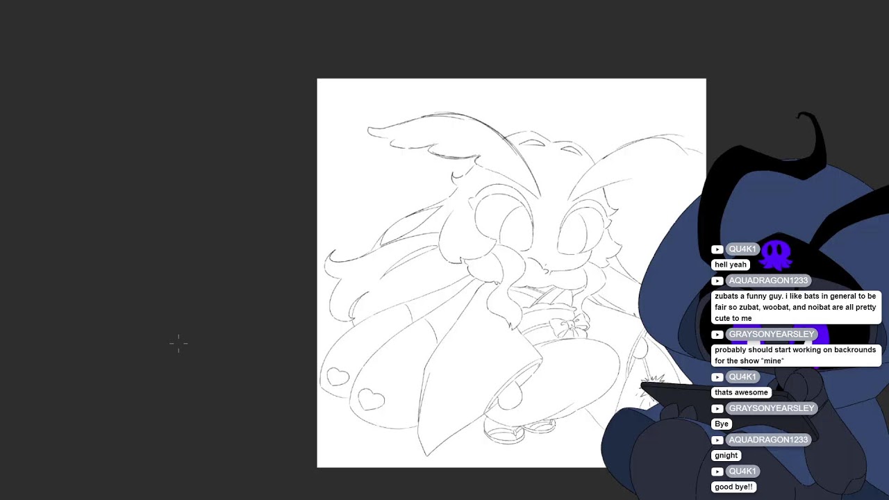 late night drawing
