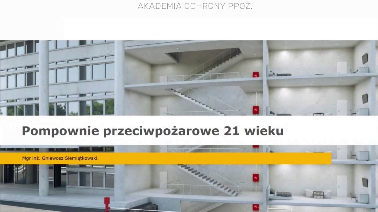 Szkolenie Pompownie przeciwpożarowe 21. wieku