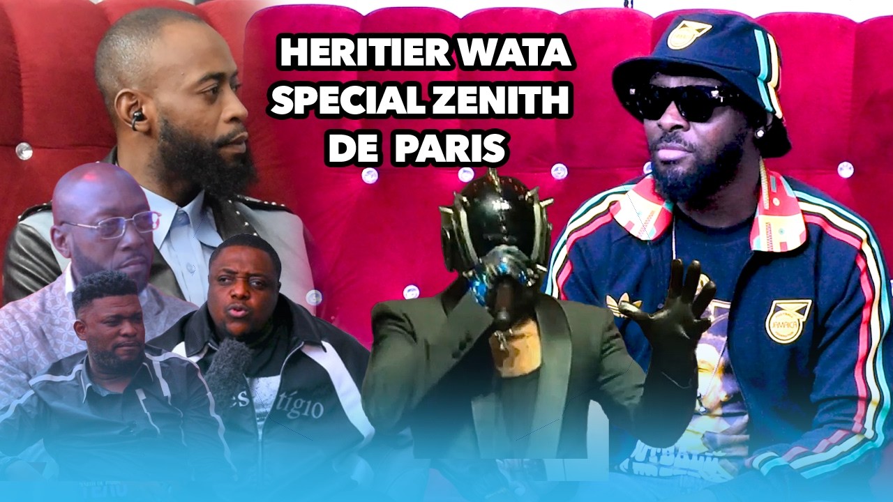 COUP SUR COUP HERITIER WATA PARLE A COEUR OUVERT FACE  AUX JOURNALISTE , 03 JUILLET ZENITH DE PARIS